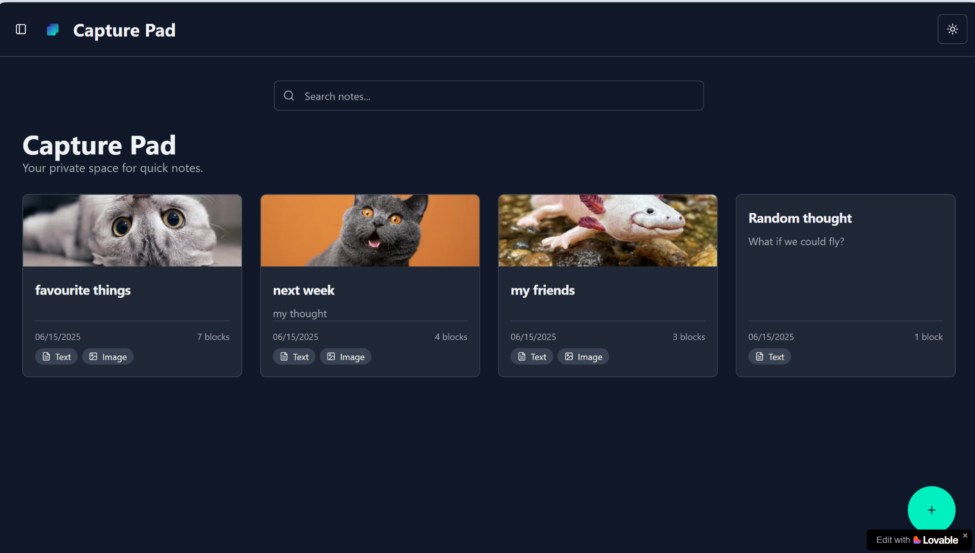SynergyNotes — Web App / Productivity